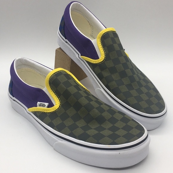 Vans Other - Vans Classic Slip-On OTW Rally Checkerboard Gm/Pur